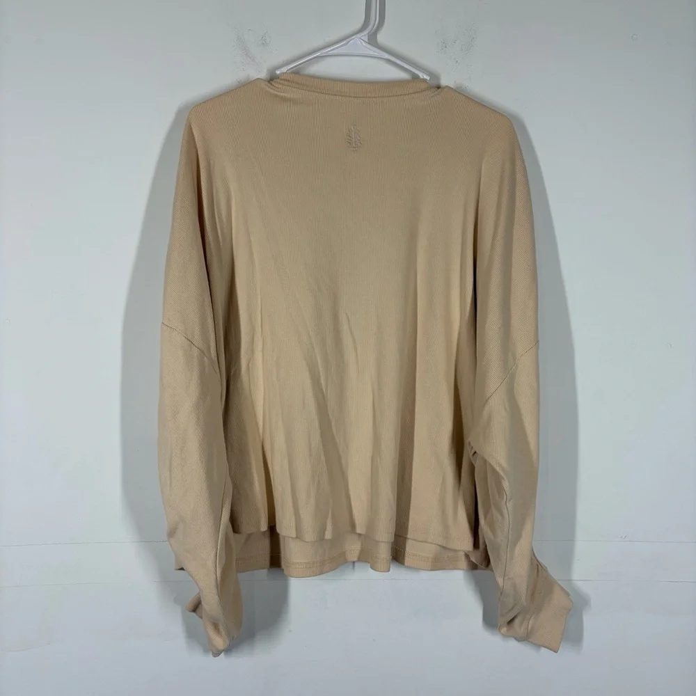 Free People Flow State Layer Long Sleeve Tee Size Small